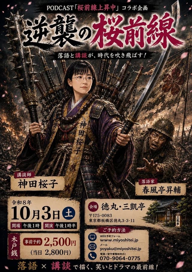 神田桜子・春風亭昇輔のチラシ・パンフレット