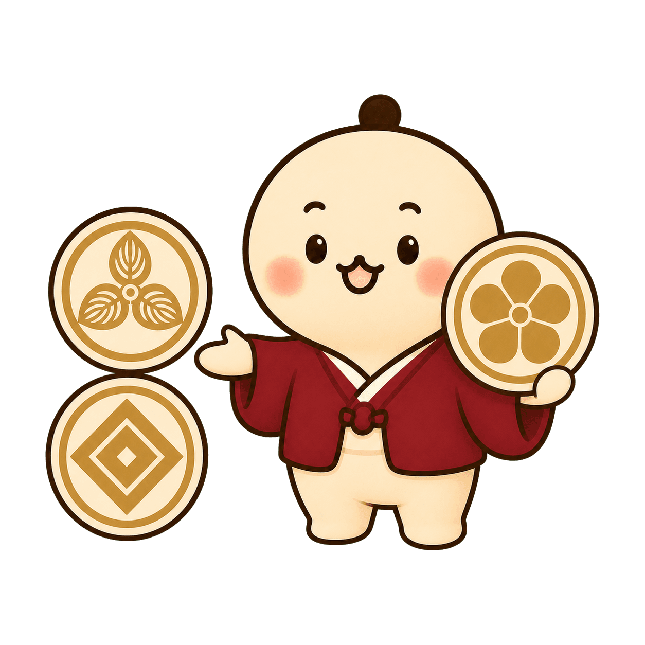 各協会の情報を案内する寄席ミルのキャラクター