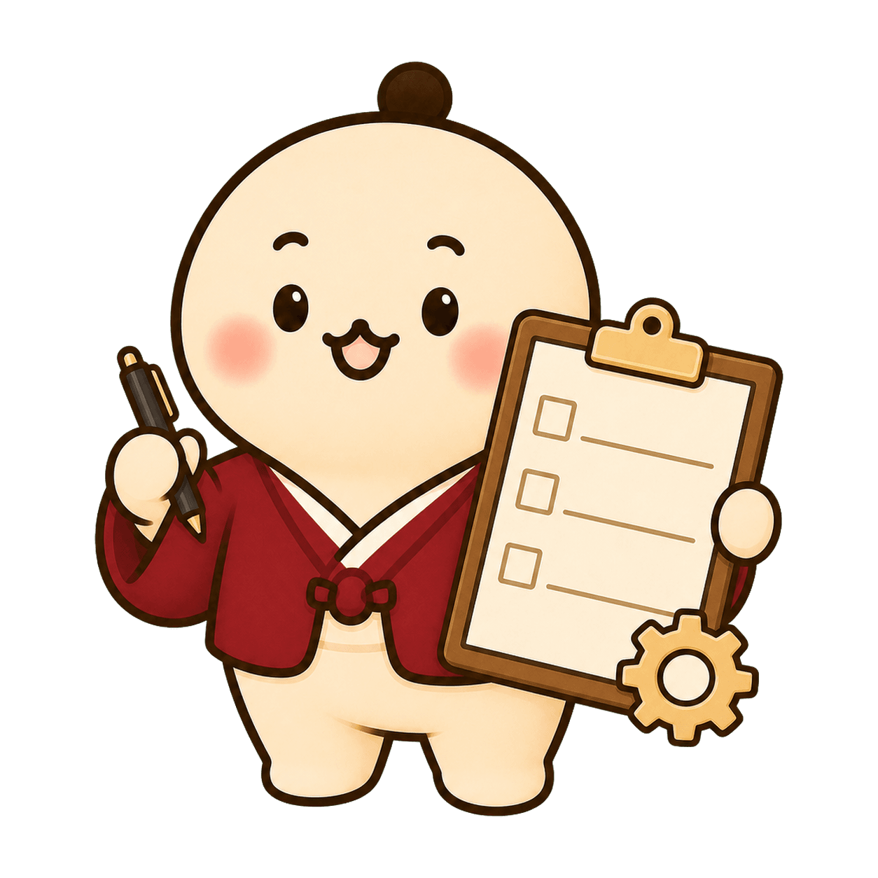 運営情報を記録する寄席ミルのキャラクター