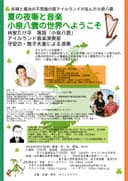 林家たけ平落語/アイルランド音楽演奏家 守安夫妻のチラシ